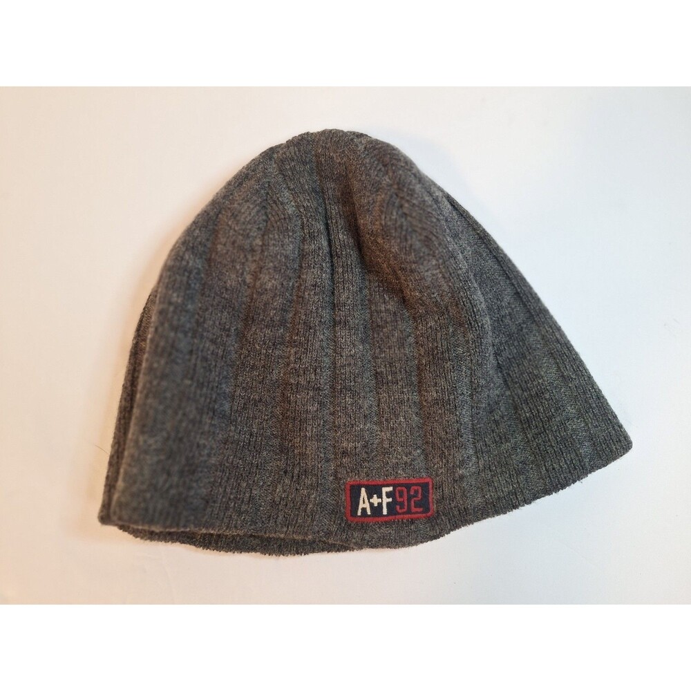 Vintage Abercrombie & Fitch Beanie Hat Skull Cap Toboggan Hand Knit Y2K 90s READ